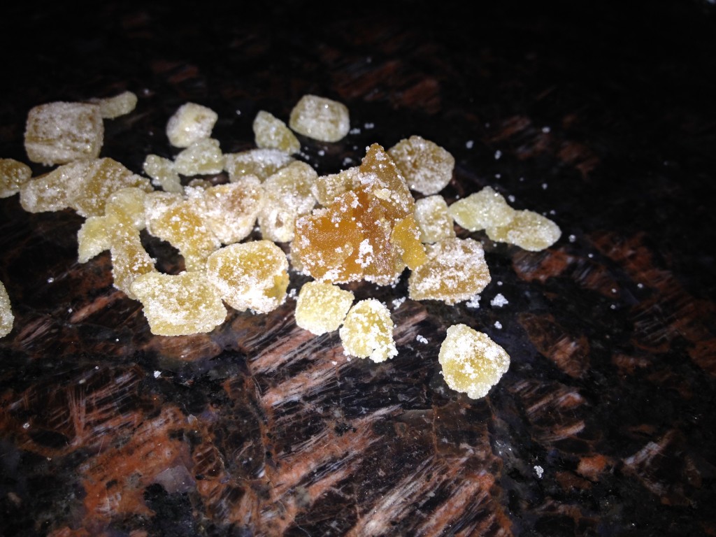 Ginger crystals