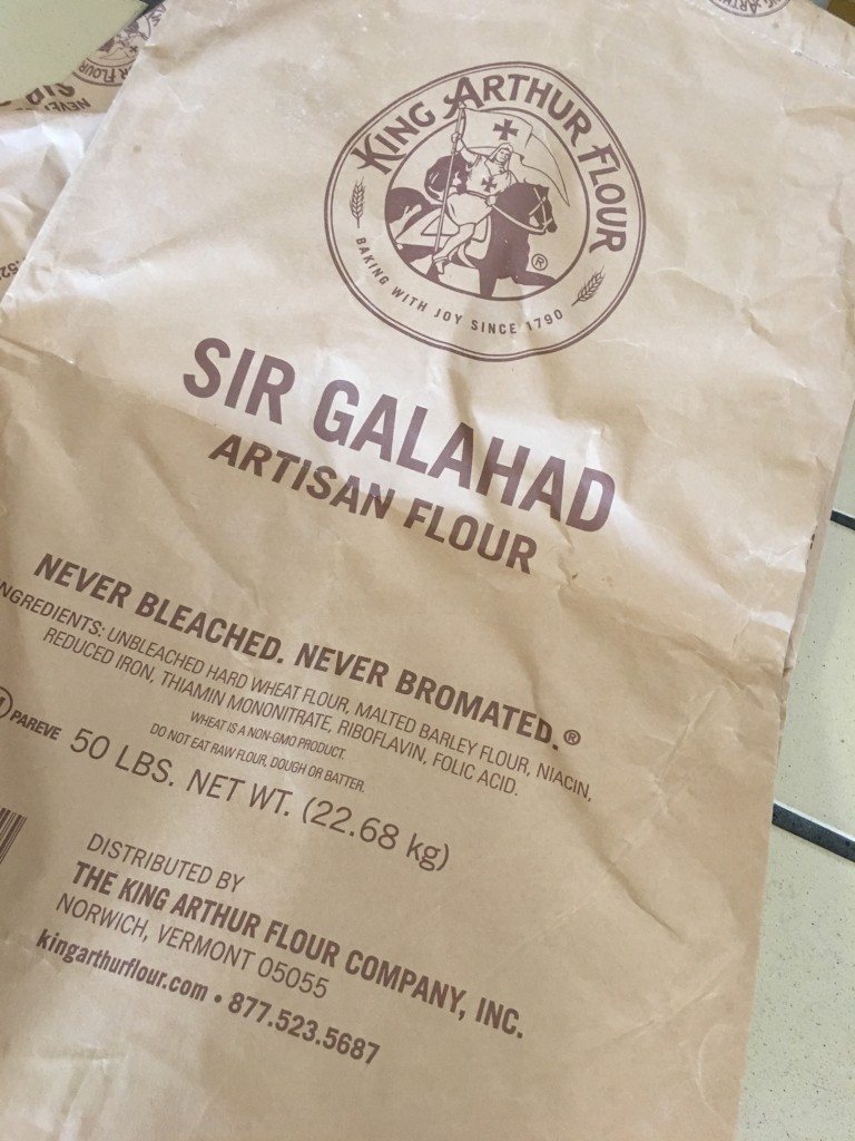 Premier bakeries use this commercial flour labled Sir Galahand which is the same as  King Arthur flour labeld as unbleached, all purpose flour.